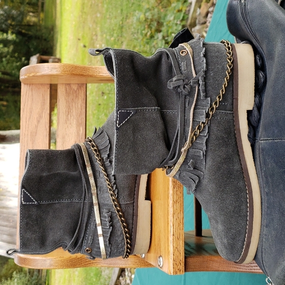 COOLWAY Gray Boots - Picture 5 of 5